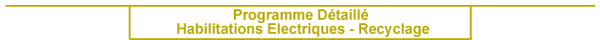 Programme d�taill� H0B0 - Recyclage